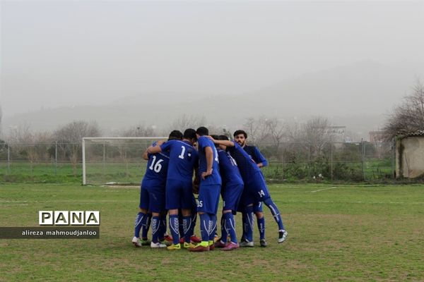 مسابقه سوپر لیگ فوتبال مازندران در گلوگاه