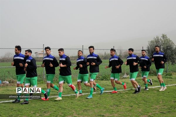 مسابقه سوپر لیگ فوتبال مازندران در گلوگاه