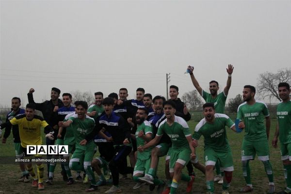 مسابقه سوپر لیگ فوتبال مازندران در گلوگاه