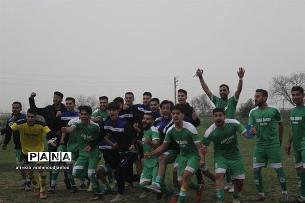 مسابقه سوپر لیگ فوتبال مازندران در گلوگاه