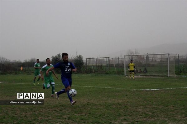 مسابقه سوپر لیگ فوتبال مازندران در گلوگاه