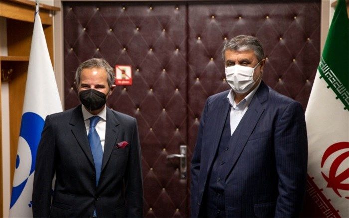 گروسی با رئیس سازمان انرژی اتمی دیدار کرد