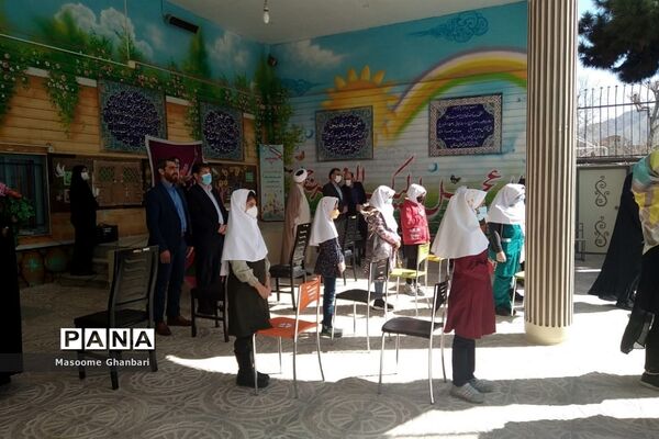 زنگ نیکوکاری در مدرسه فروغ حضرت خدیجه(س) ناحیه یک ری