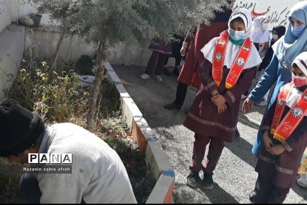 برگزاری مراسم روز درختکاری در آموزش و پرورش رودهن