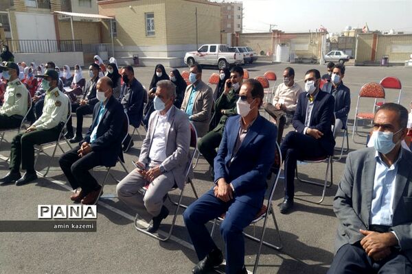 کاشت نهال به یاد سردار شهید حاج قاسم سلیمانی در آموزشگاه دارابگرد