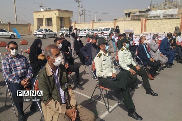 کاشت نهال به یاد سردار شهید حاج قاسم سلیمانی در آموزشگاه دارابگرد