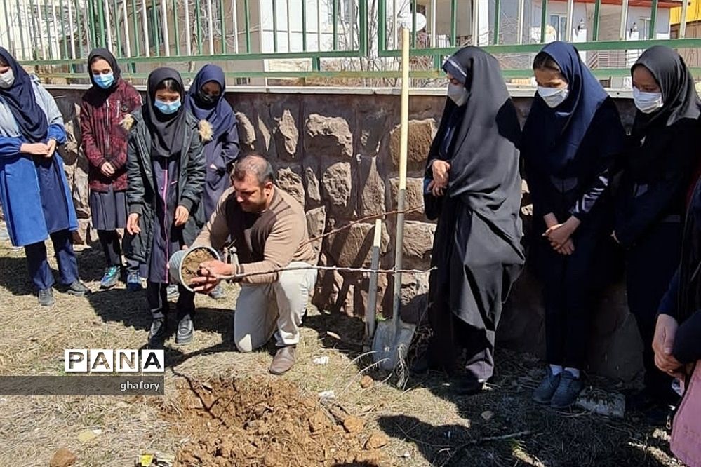برگزاری مراسم روز درختکاری در مدارس شهرستان دماوند