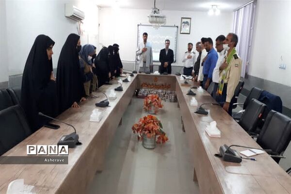 مراسم تقدیر از فعالان حوزه‌های سازمان دانش‌آموزی  شهرستان شادگان