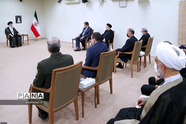 دیدار رئیس‌جمهوری ونزوئلا با رهبر معظم انقلاب اسلامی