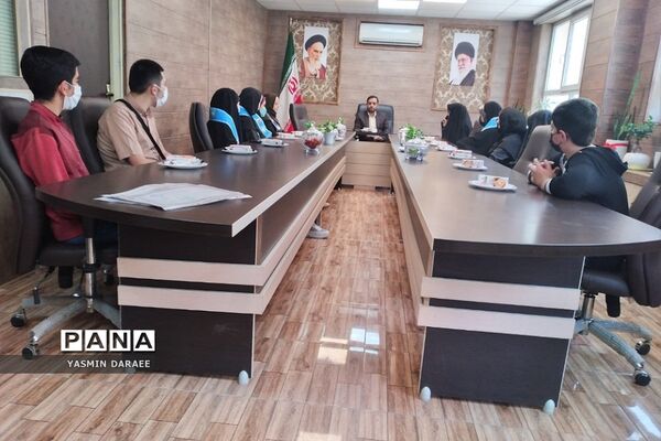نشست سرپرست آموزش و پرورش شهرستان پردیس  با خبرنگاران پانا