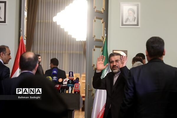 دیدار و نشست خبری وزرای فرهنگ ایران و عراق