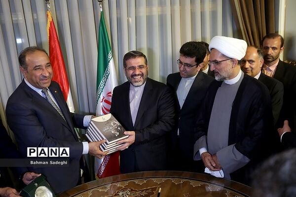دیدار و نشست خبری وزرای فرهنگ ایران و عراق