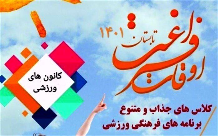 هدف از راه‌اندازی کانون‌های ورزشی غنی‌سازی اوقات فراغت دانش‌آموزان  است