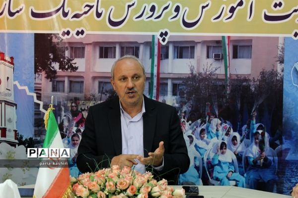 دیدار اعضای سازمان دانش‌آموزی ناحیه یک ساری با مدیر آموزش و پرورش