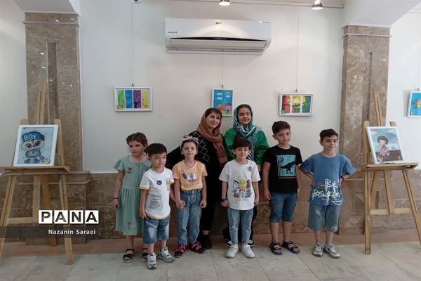 اولین نمایشگاه نقاشی گروهی هنرجویان کودک شهرستان اسلامشهر