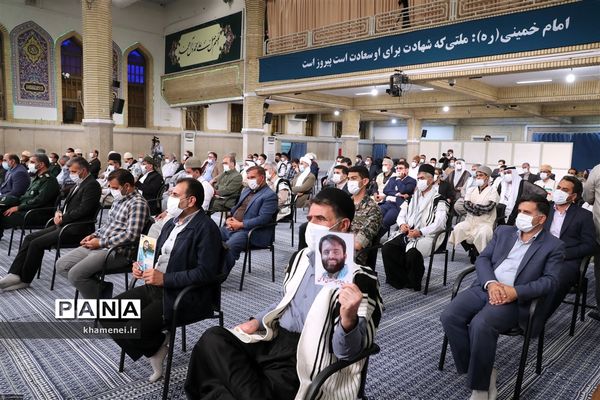 دیدار دست‌اندرکاران کنگره ملی شهدای عشایر با مقام معظم رهبری