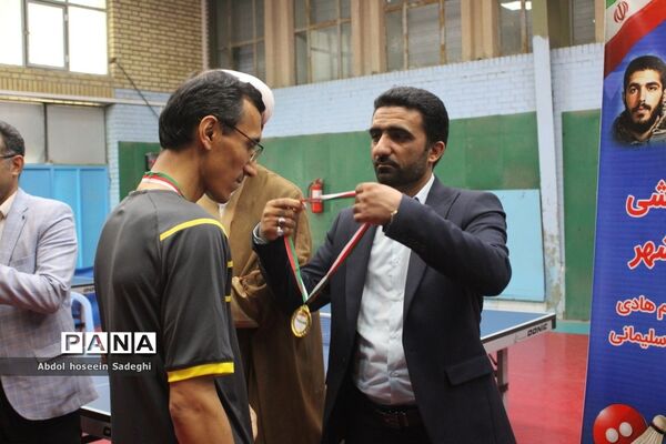 جشنواره فرهنگی  ورزشی فرهنگیان استان بوشهر رشته تنیس روی میز آقایان