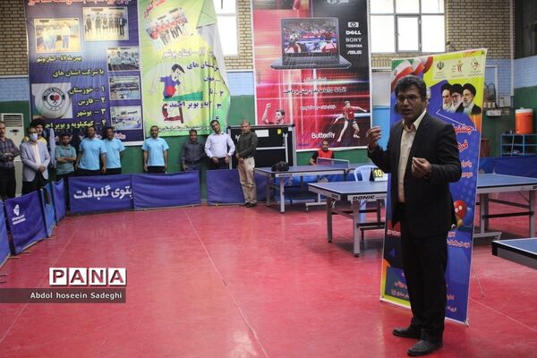 جشنواره فرهنگی  ورزشی فرهنگیان استان بوشهر رشته تنیس روی میز آقایان