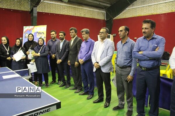 جشنواره فرهنگی ورزشی  فرهنگیان استان بوشهر رشته تنیس روی میز بانوان