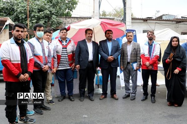 نمایشگاه و میزخدمت مبارزه با مواد مخدر در ساری