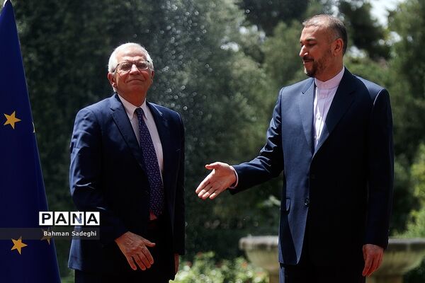 دیدار جوزف بورل با امیر عبداللهیان