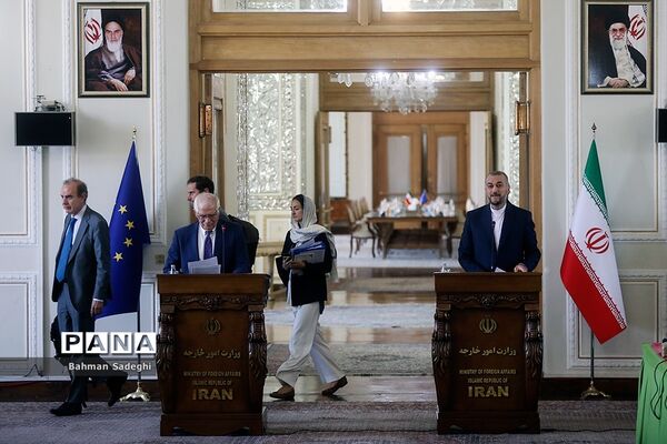 دیدار جوزف بورل با امیر عبداللهیان