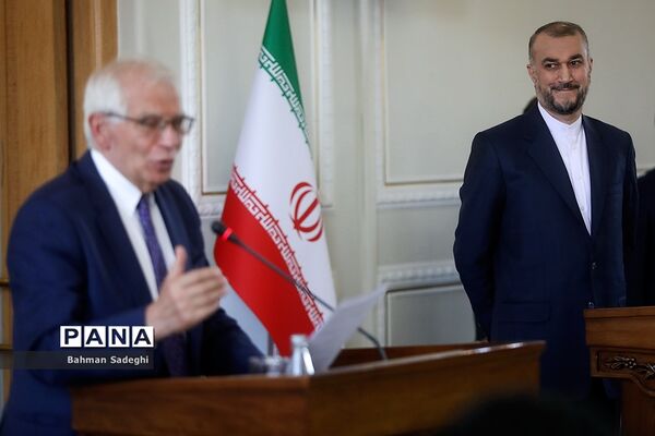 دیدار جوزف بورل با امیر عبداللهیان
