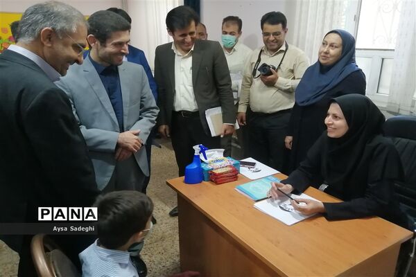 افتتاح پایگاه‌های طرح سنجش سلامت نوآموزان بدو ورود به مدارس در استان فارس