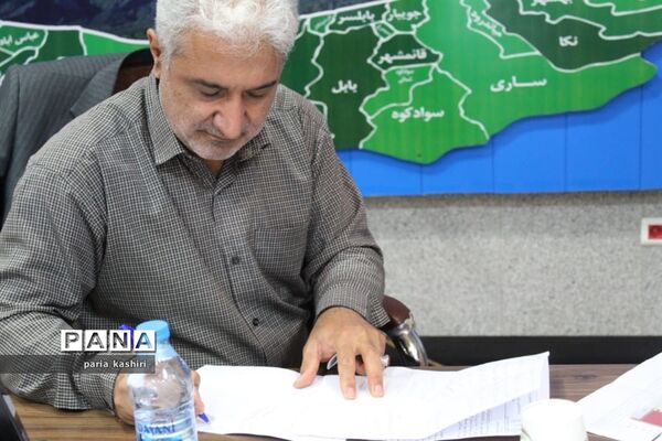 ملاقات مردمی سرپرست معاونت آموزش متوسطه مازندران در آموزش و پرورش استان مازندران