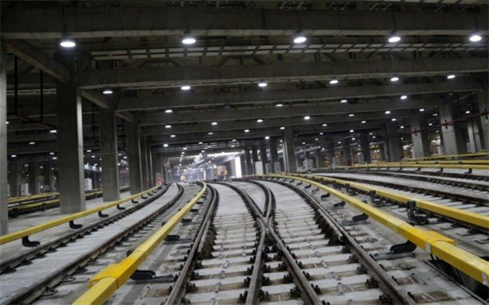 بهره‌برداری از بزرگترین پایانه زیرزمینی قطارهای شهری در کشور