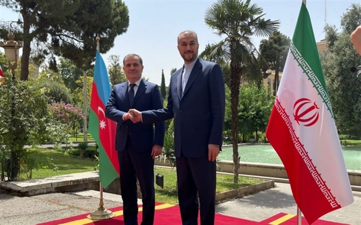 امیرعبداللهیان از وزیر خارجه آذربایجان استقبال کرد