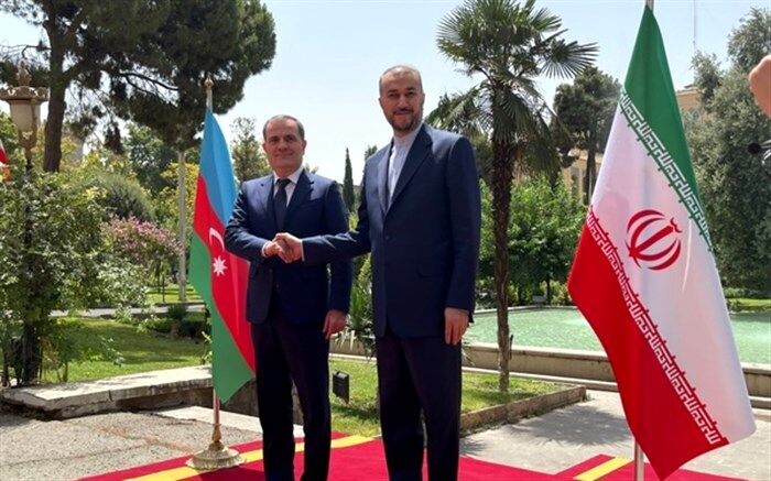 امیرعبداللهیان از وزیر خارجه آذربایجان استقبال کرد