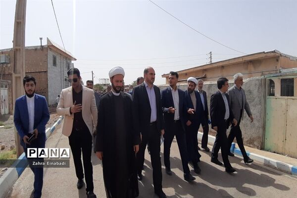 بازدید استاندار تهران از کانون پرورش فکری هنری دهستان  اخترآباد