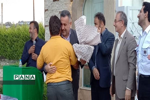 آیین کلنگ زنی پایگاه اورژانس ۱۱۵ روستای بیشه کلا محمودآباد