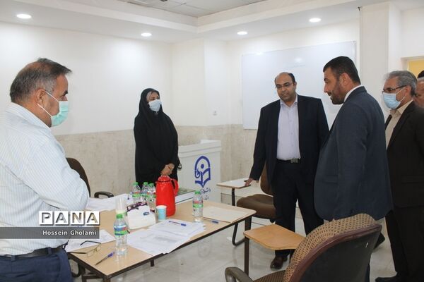 بازدید از فرایند مصاحبه استخدامی در دانشگاه فرهنگیان بوشهر