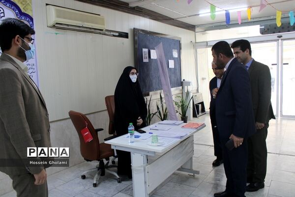 بازدید از فرایند مصاحبه استخدامی در دانشگاه فرهنگیان بوشهر