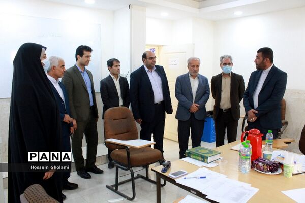 بازدید از فرایند مصاحبه استخدامی در دانشگاه فرهنگیان بوشهر