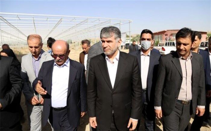 ‌بازدید وزیر جهاد کشاورزی از بزرگترین گلخانه هیدروپونیک کشور