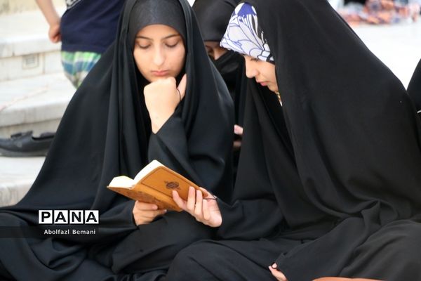 مراسم دعای عرفه در کوه خضر نبی قم-1