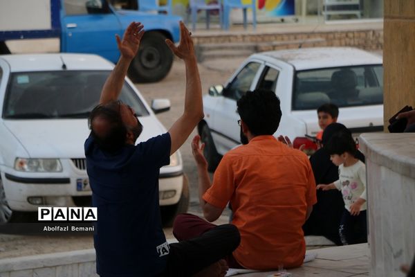 مراسم دعای عرفه در کوه خضر نبی قم-1