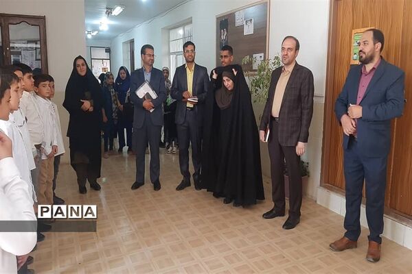 بازدید معاون پرورشی و فرهنگی اداره‌کل آموزش و پرورش استان اصفهان  از مدارس شهرستان چادگان