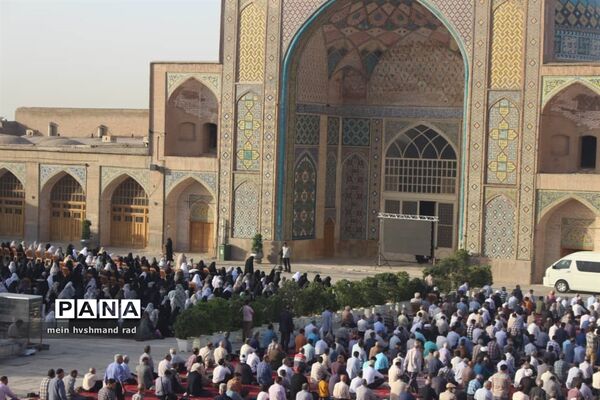 برگزاری نماز عید قربان در مسجدالنبی (ص) قزوین