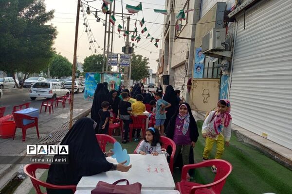 ایستگاه عیدانه نقاشی در بوشهر