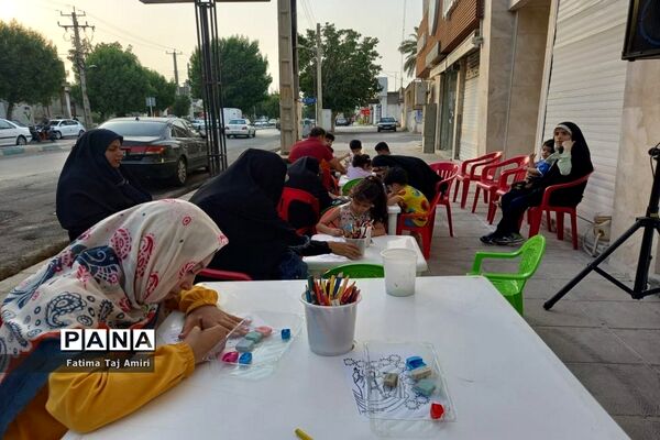 ایستگاه عیدانه نقاشی در بوشهر