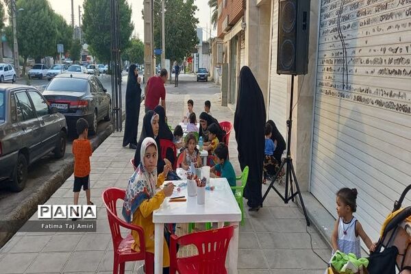 ایستگاه عیدانه نقاشی در بوشهر