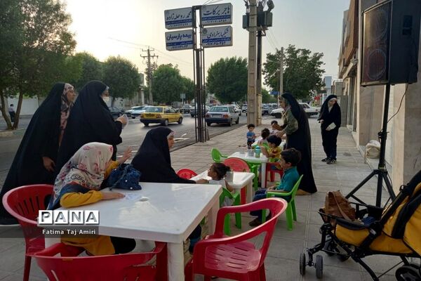 ایستگاه عیدانه نقاشی در بوشهر