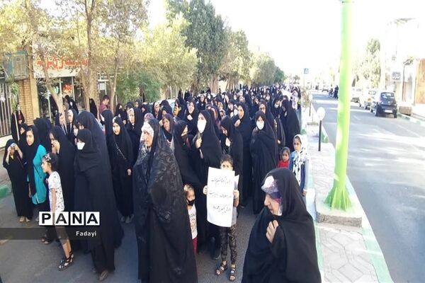 گردهمایی بانوان اردستانی در حمایت از حجاب و عفاف
