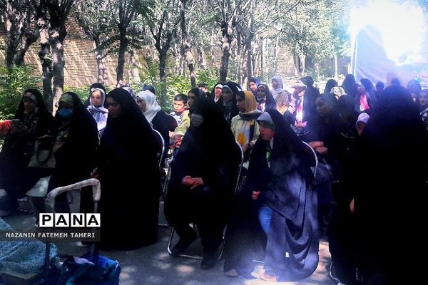 اردوی یک روزه دختران حاج قاسم در بوستان خانواده فشافویه