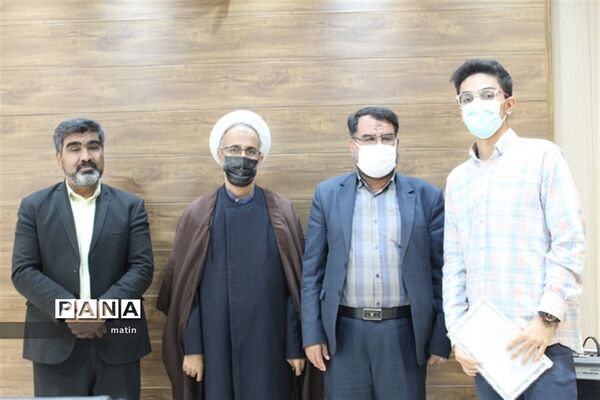 مراسم افتتاحیه مجلس دانش‌آموزی در آموزش و پرورش ناحیه 2 استان کرمان