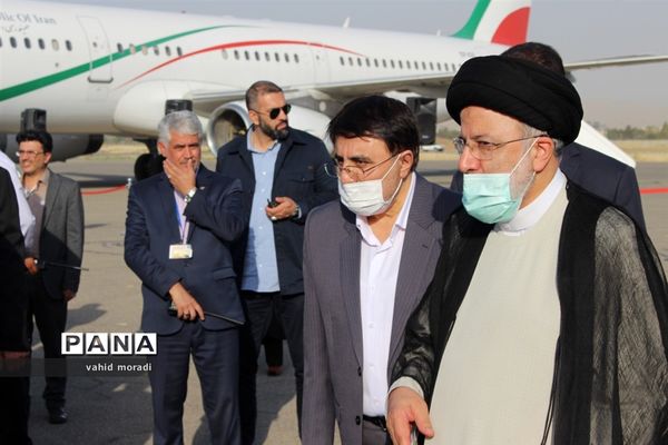 ورود رئیس‌جمهوری به کرمانشاه